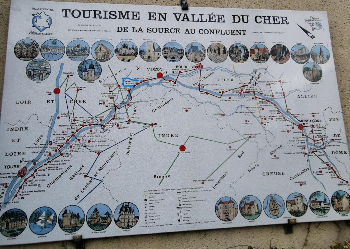 L'Echappee En Sologne Villa Mennetou-sur-Cher Eksteriør billede